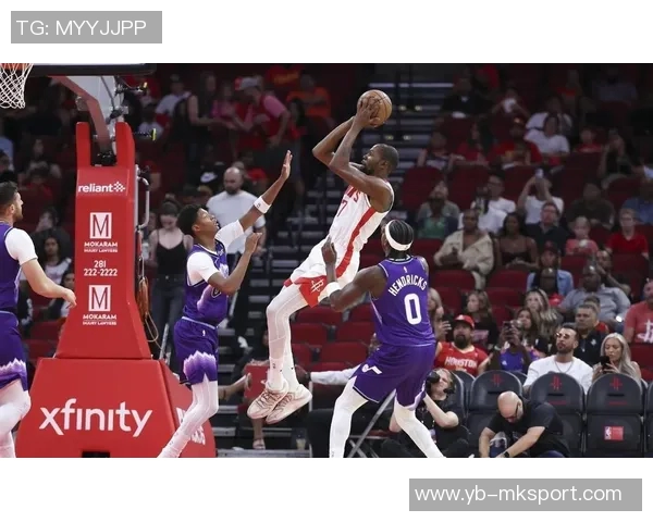 火箭战胜骑士杜兰特与阿门击掌瞬间成胜利海报焦点